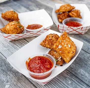 toasted ravioli golden brown fried pasta